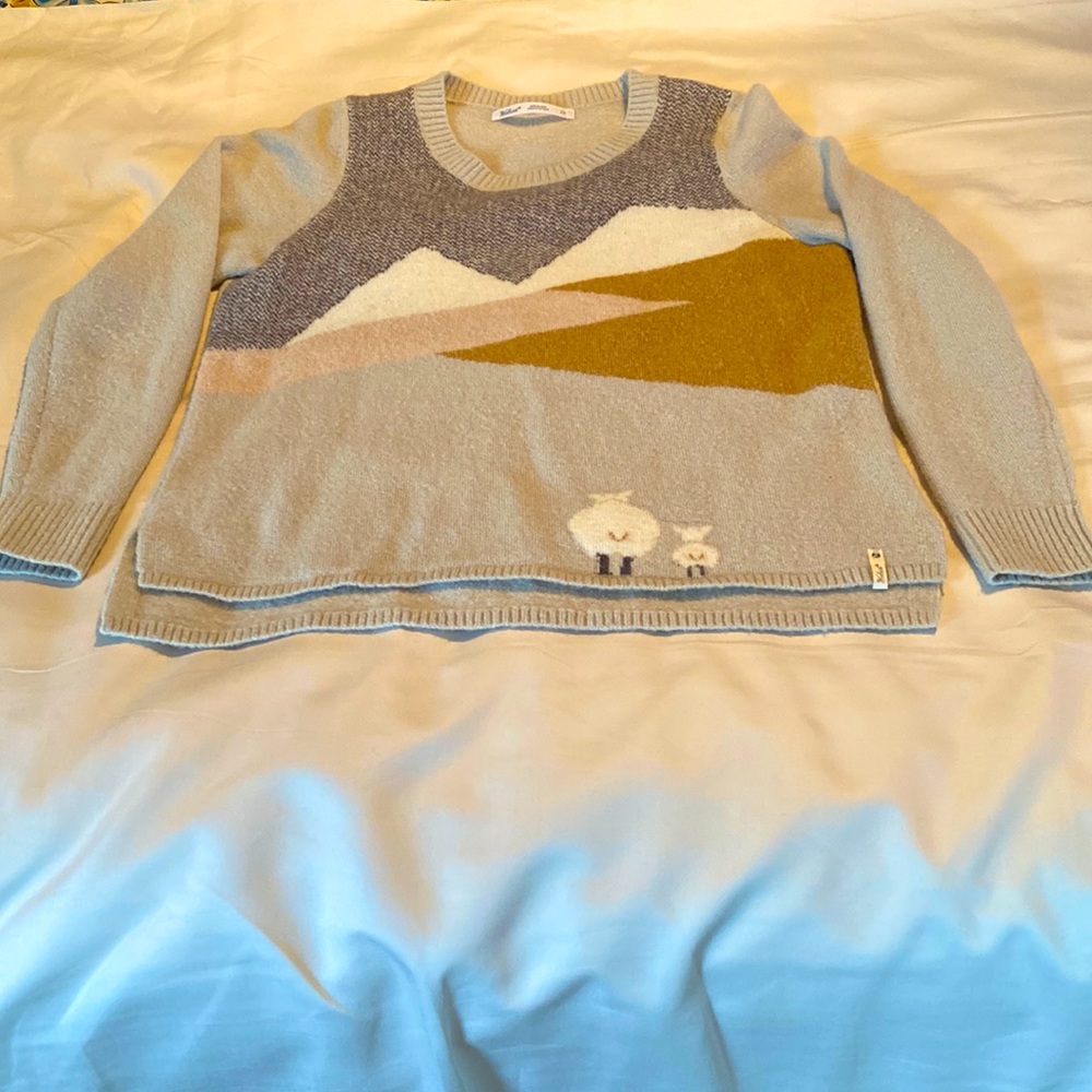 Woolrich - Gray Sheep & Mountains sweater
